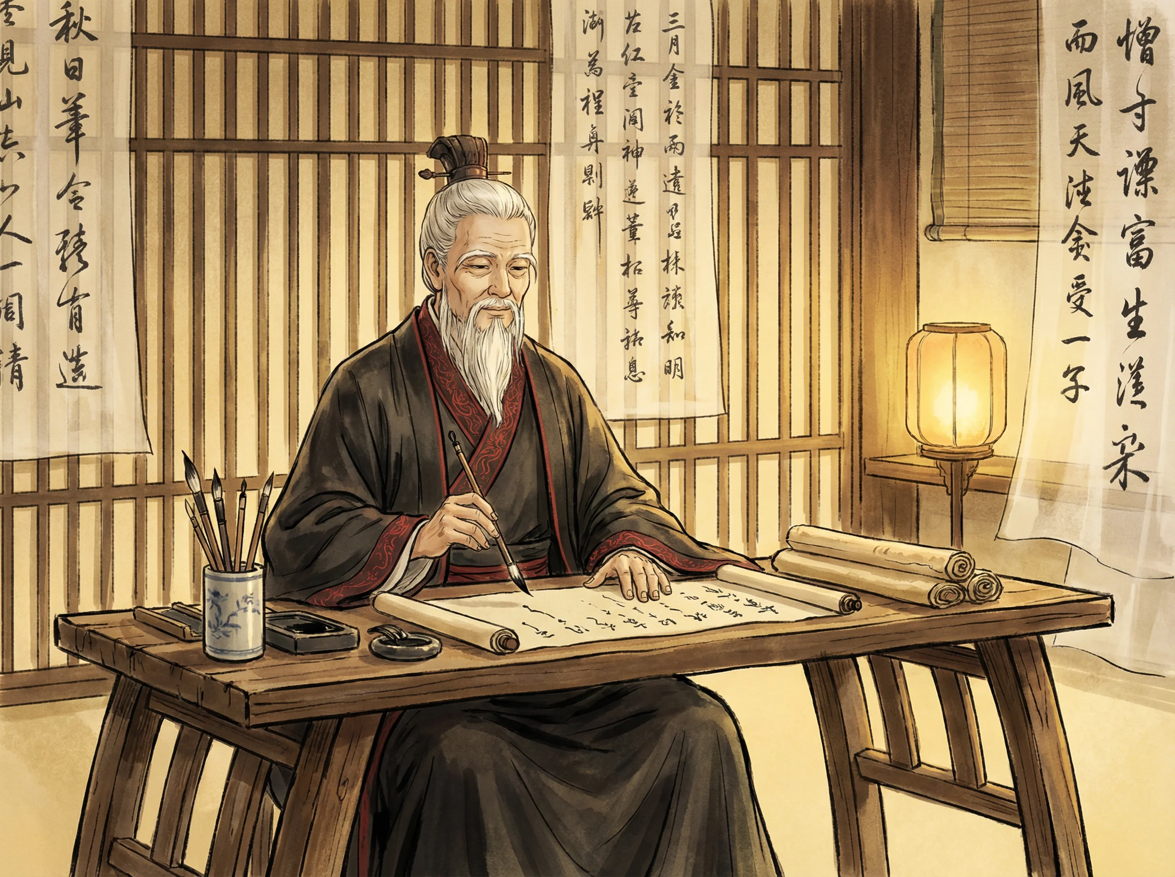 电子pg首席鉴赏师李清照号易安居士书法家形象